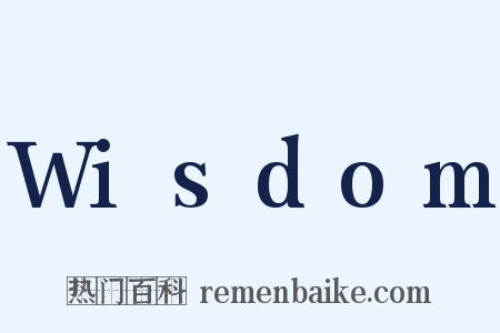 Wisdom是什么意思的图片